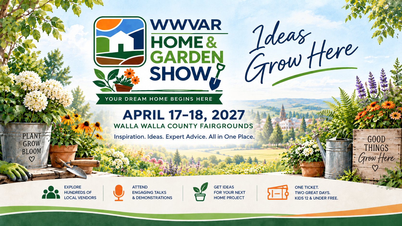 WWVAR Home & Garden Show, April 17-18, 2027